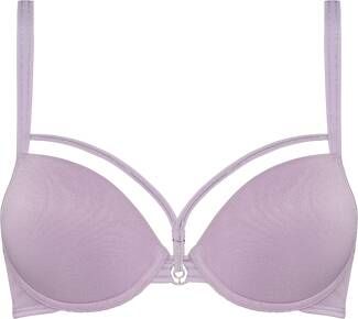 Marlies Dekkers space odyssey push up bh | wired padded lilac lurex and silver