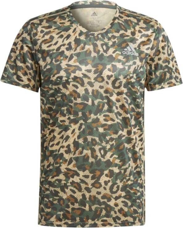 Adidas Tee skjorte sporten , Groen, Heren