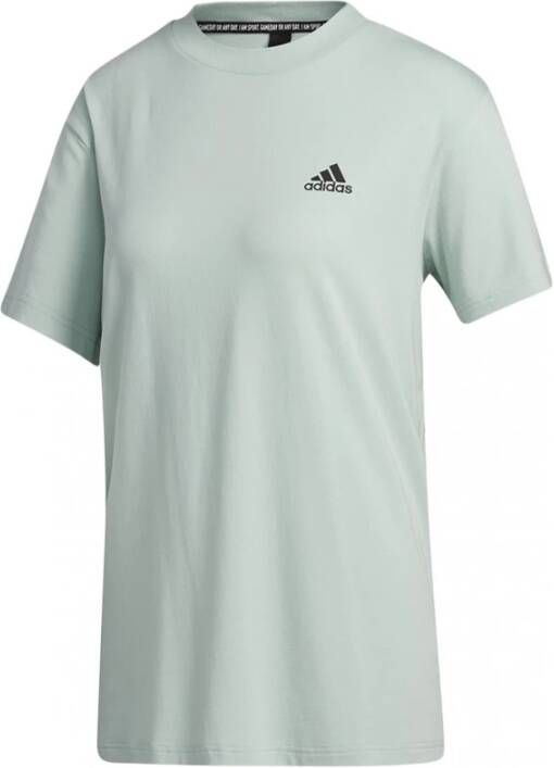 Adidas T shirt Coton Sport , Groen, Dames