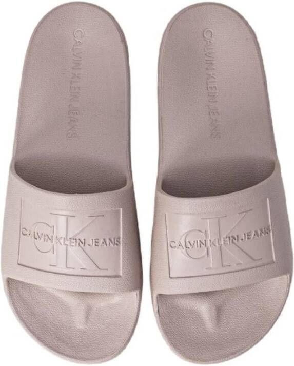 Calvin klein Schuifregelaars Jeans, Roze, Dames