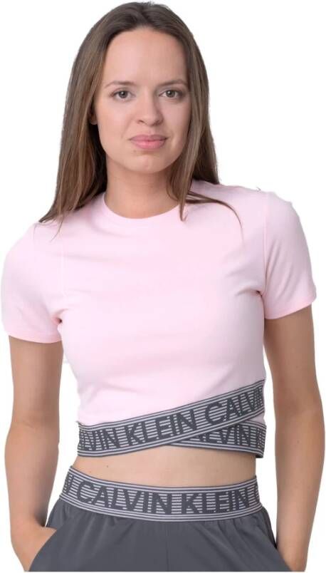 Calvin Klein T shirts Roze Dames