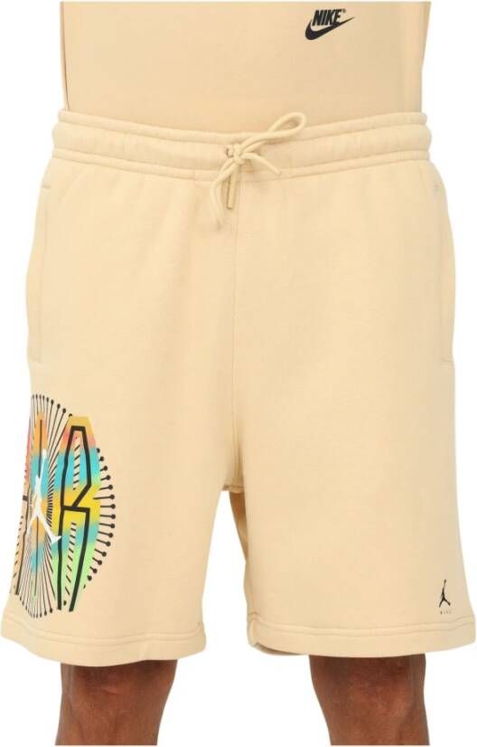 Nike Korte Broeken Beige unisex