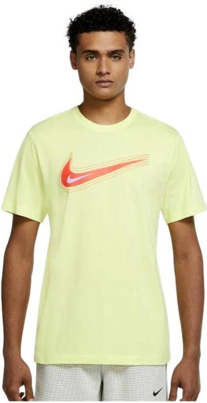 Nike Db6470 T shirt , Geel, Heren