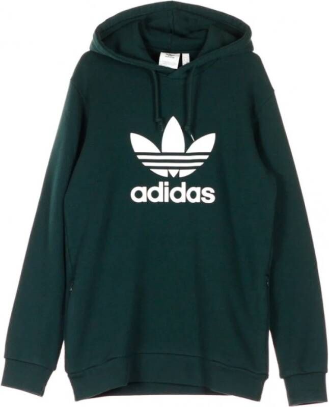 Adidas Trefoil hoody sweatshirt met capuchon , Groen, Heren