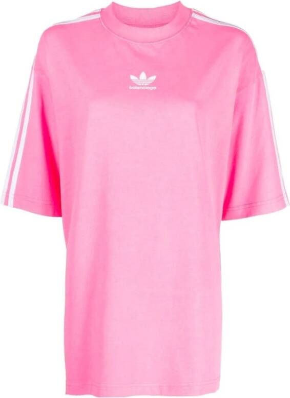 Adidas X Balenciaga T shirts and Polos Fuchsia , Roze, Dames