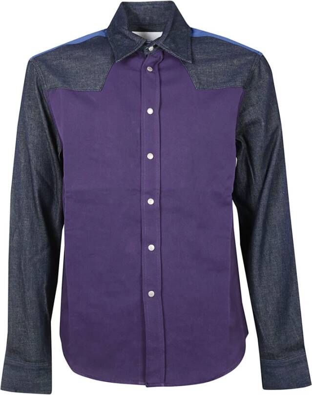 Calvin Klein Shirt , Paars, Heren