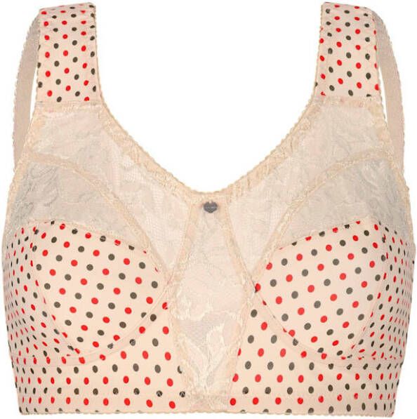 harmony Bh met hoge achterkant Beige/Olijf