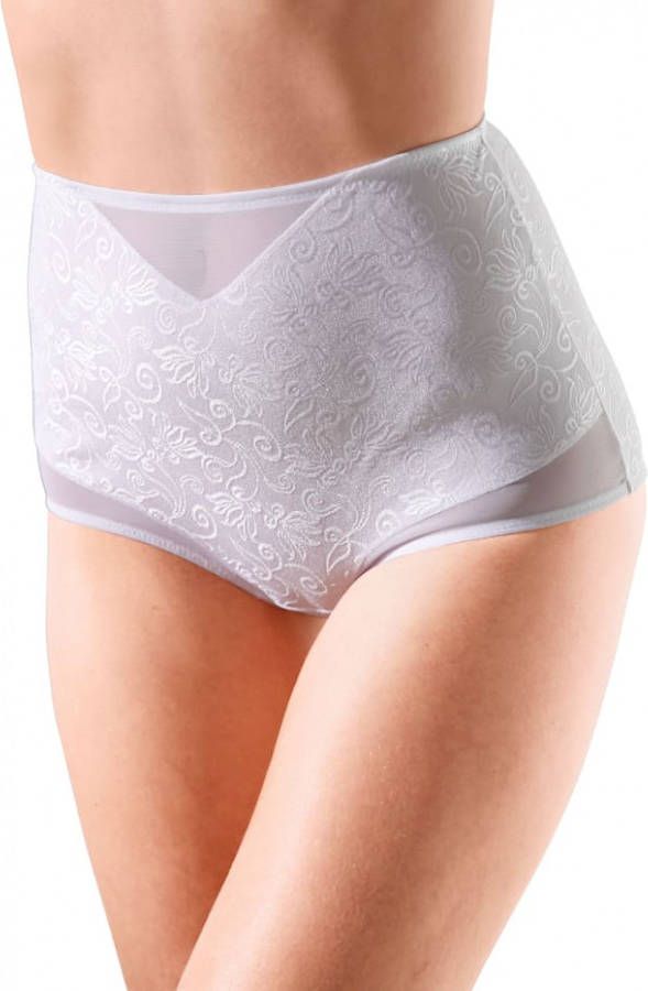 harmony Corrigerende onderbroek met jacquarddessin Wit