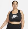 Nike Sport bh Dri FIT Swoosh Women's Medium Support Non Padded Futura Graphic Sports Bra(Plus Size ) online kopen