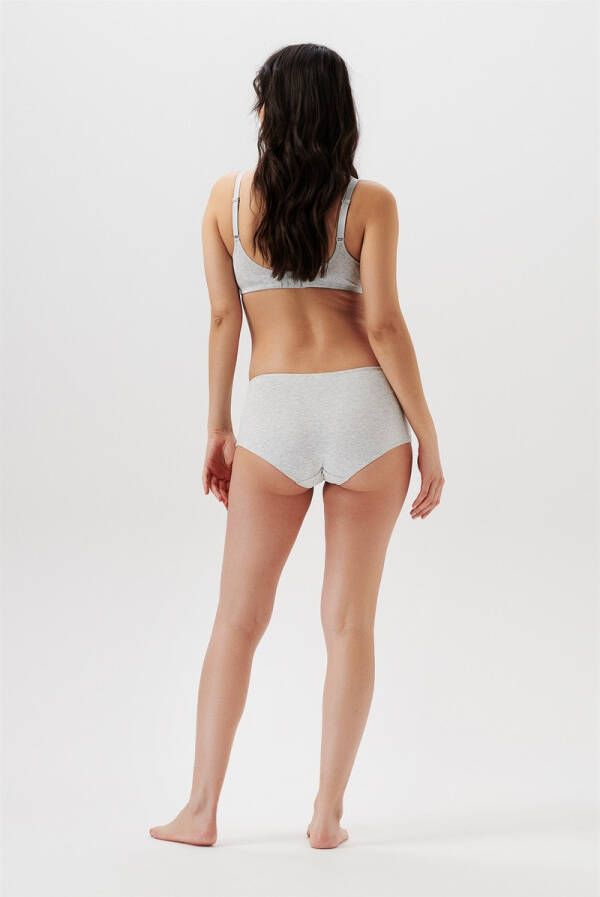 Noppies Short Cotton Melange Light Grey Melange