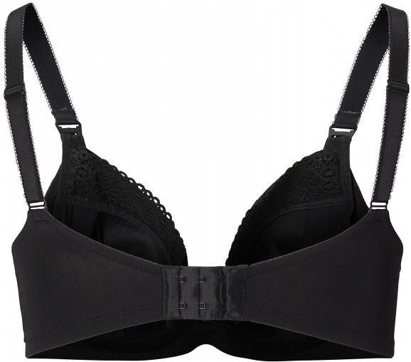 noppies  Voedings-BH Deluxe Mesh Triangle Black Zwart Gr.80B