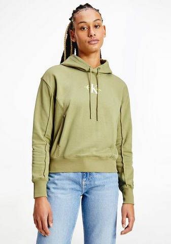 Calvin Klein Hoodie MONOGRAM LOGO HOODIE met micro logo opschrift