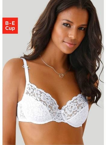 Lascana Beugel bh van gebloemde kant
