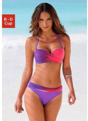 Lascana Beugelbikini in bandeaumodel in een modieus kleurverloop