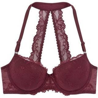 Lascana Bh met halterbandjes Dessous met zacht gevoerde nekinzet en kanten achterkant