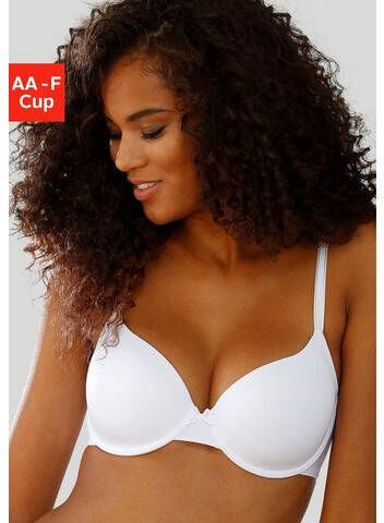 Lascana Bh met steuncups Ela perfect basic met beugel van zijdeachtige microvezel