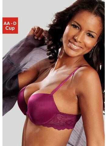 Lascana Push up bh Dessous met beugel en kanten achterkant