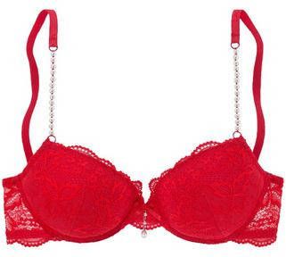 Lascana Push up bh met elegante kralendetails