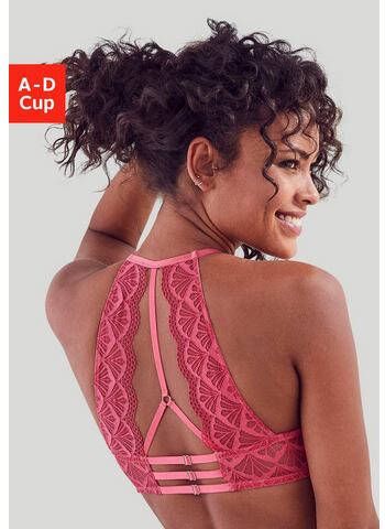 Lascana Push up bh Sienna met decoratieve kanten achterkant