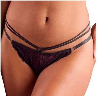 Lascana rioslip zwart/rood