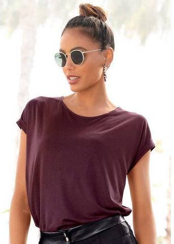 Lascana Shirt met korte mouwen, in basic style