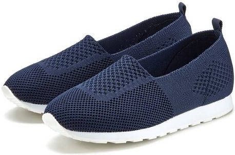 Lascana Slip on sneakers van textiel, veganistisch