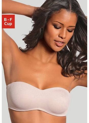 Lascana T shirt bh met beugel en afneembare bandjes