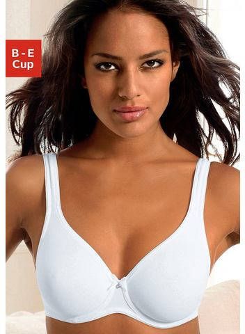 Lascana T shirt bh Perfect basic met beugel en ongevoerde cups
