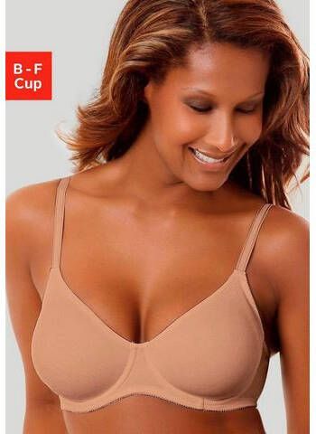 Lascana T shirt bh Perfect basic met geïntegreerde beugel zonder vullingen