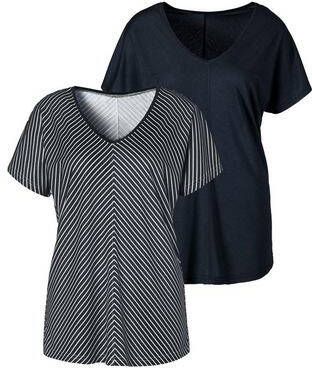Lascana T shirt met bijzonder streepdessin