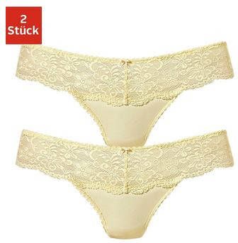 Nuance String Dessous met brede kantband(2 stuks )