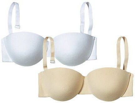 petite fleur Beugel bh met afneembare bretels van katoen(set, Set van 2 )
