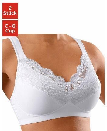 petite fleur Bh zonder beugels met comfortbandjes(set, Set van 2 )