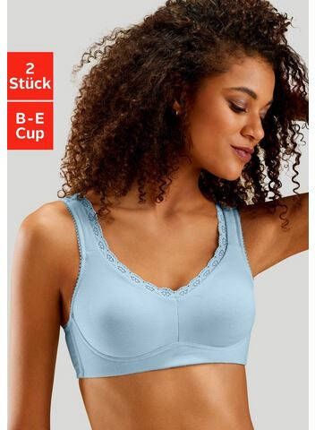 petite fleur Bh zonder beugels met kanten randje(set, Set van 2 )