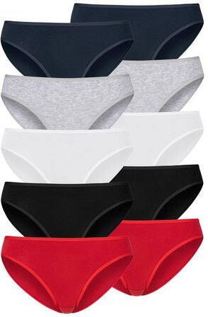 petite fleur Bikinibroekje in frisse effen kleuren(set, 10 stuks )