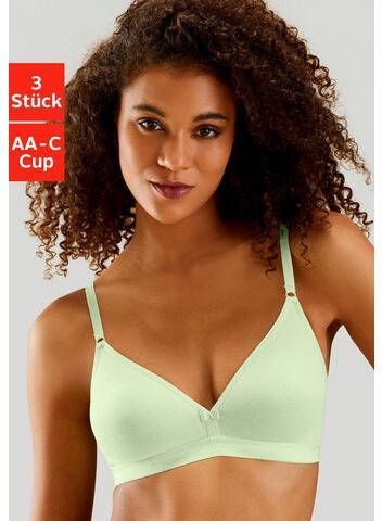 petite fleur Bralette bh in triangel snit(set, Set van 3 )