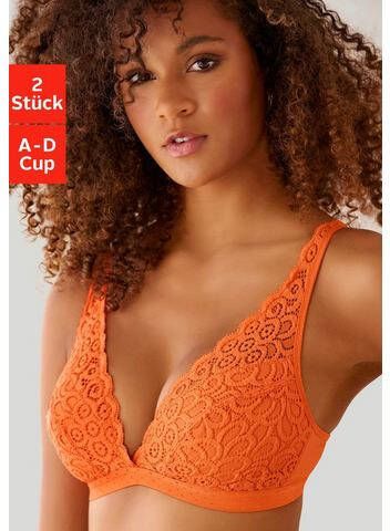 petite fleur Bralette bh zonder beugels van kant(set, Set van 2 )