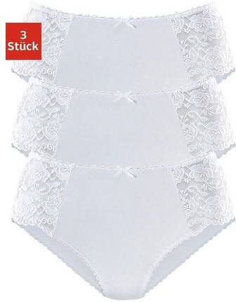 petite fleur Heupslip met gebloemde kant opzij(set, 3 stuks )