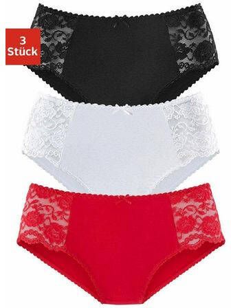 petite fleur Heupslip met gebloemde kant opzij(set, 3 stuks )
