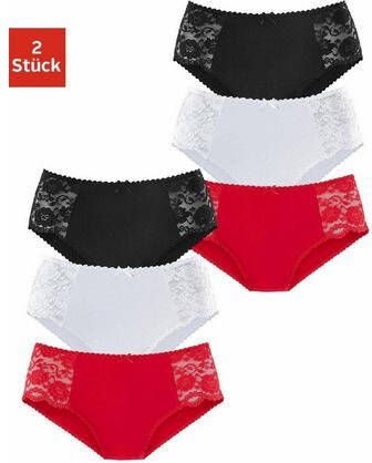 petite fleur Heupslip met gebloemde kant opzij(set, 6 stuks )