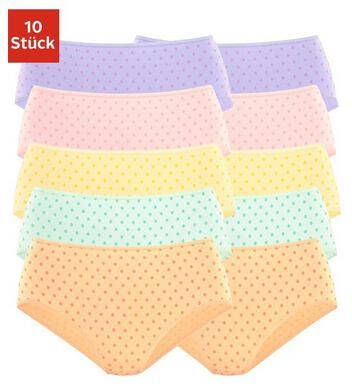 petite fleur Heupslip met mooie stippeltjesprint(set, 10 stuks )