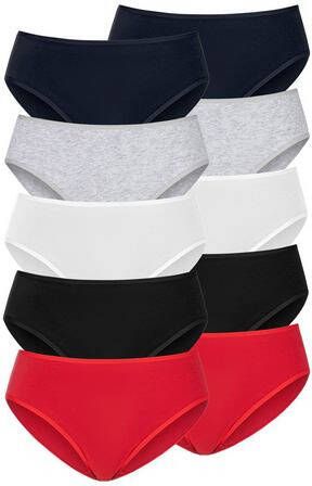 petite fleur Jazz hipsters in frisse effen kleuren(set, 10 stuks )