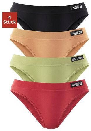 petite fleur Jazz hipsters met groot geweven label voor(set, 4 stuks )