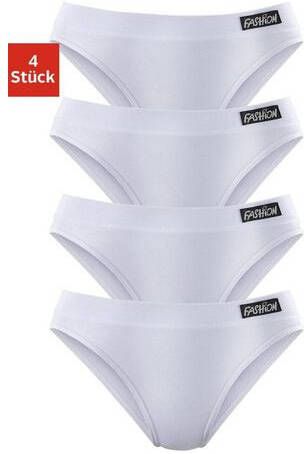 petite fleur Jazz hipsters met groot geweven label voor(set, 4 stuks )