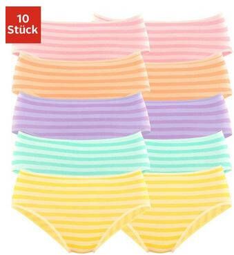 petite fleur Jazz hipsters met leuke streepprint(set, 10 stuks )