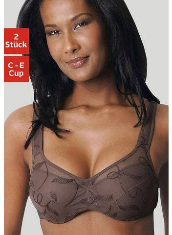 petite fleur Minimizer bh met beugel en mooi borduursel(set, Set van 2 )