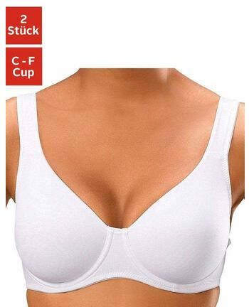 petite fleur Minimizer bh met beugel van katoen(set, Set van 2 )