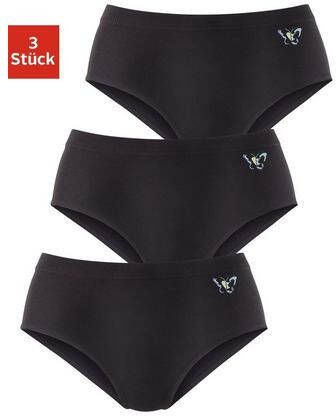petite fleur Modellerende slip met kleine vlinderprint(set, 3 stuks )