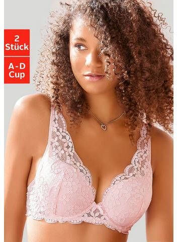 petite fleur Push up bh Dessous in High Apex model(set, Set van 2 )