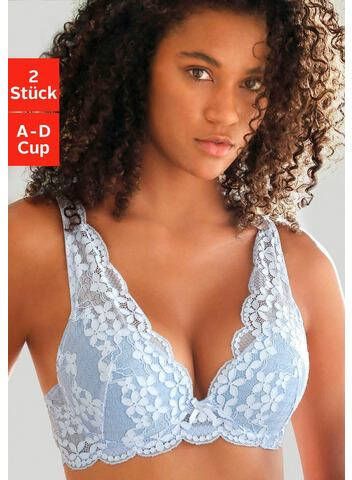 petite fleur Push up bh Dessous in High Apex model(set, Set van 2 )